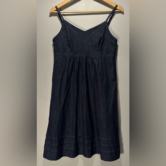 Calvin Klein Dresses & Skirts - Calvin Klein Blue Denim A-Line Knee Length Dress